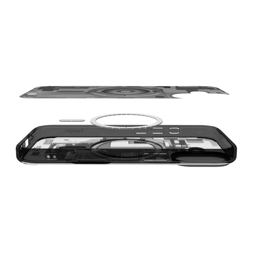 Husa de protectie Spigen Ultra Hybrid Zero One MagSafe (ACS10387) compatibil cu iPhone 17, Negru