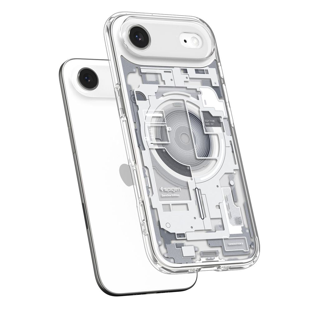 Husa de protectie Spigen Ultra Hybrid Zero One MagSafe (ACS10318) compatibil cu iPhone 17 Air, Alb