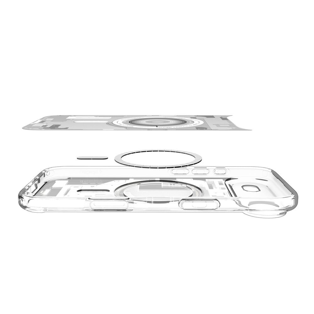 Husa de protectie Spigen Ultra Hybrid Zero One MagSafe (ACS10318) compatibil cu iPhone 17 Air, Alb