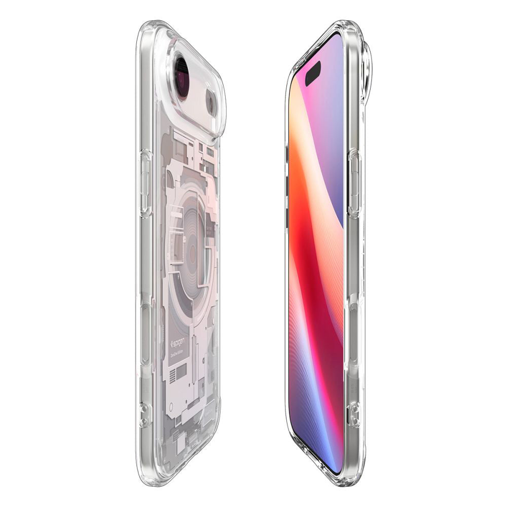 Husa de protectie Spigen Ultra Hybrid Zero One MagSafe (ACS10318) compatibil cu iPhone 17 Air, Alb