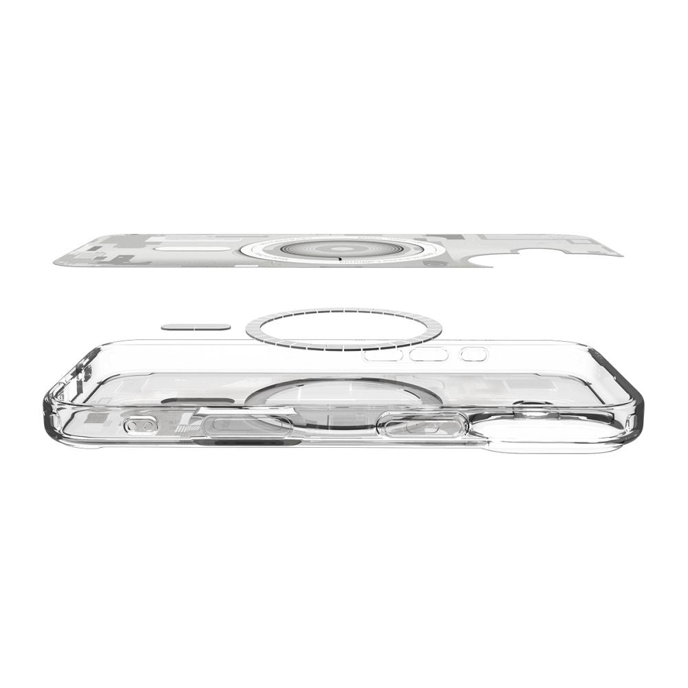 Husa de protectie Spigen Ultra Hybrid Zero One MagSafe (ACS10385) compatibil cu iPhone 17, Alb