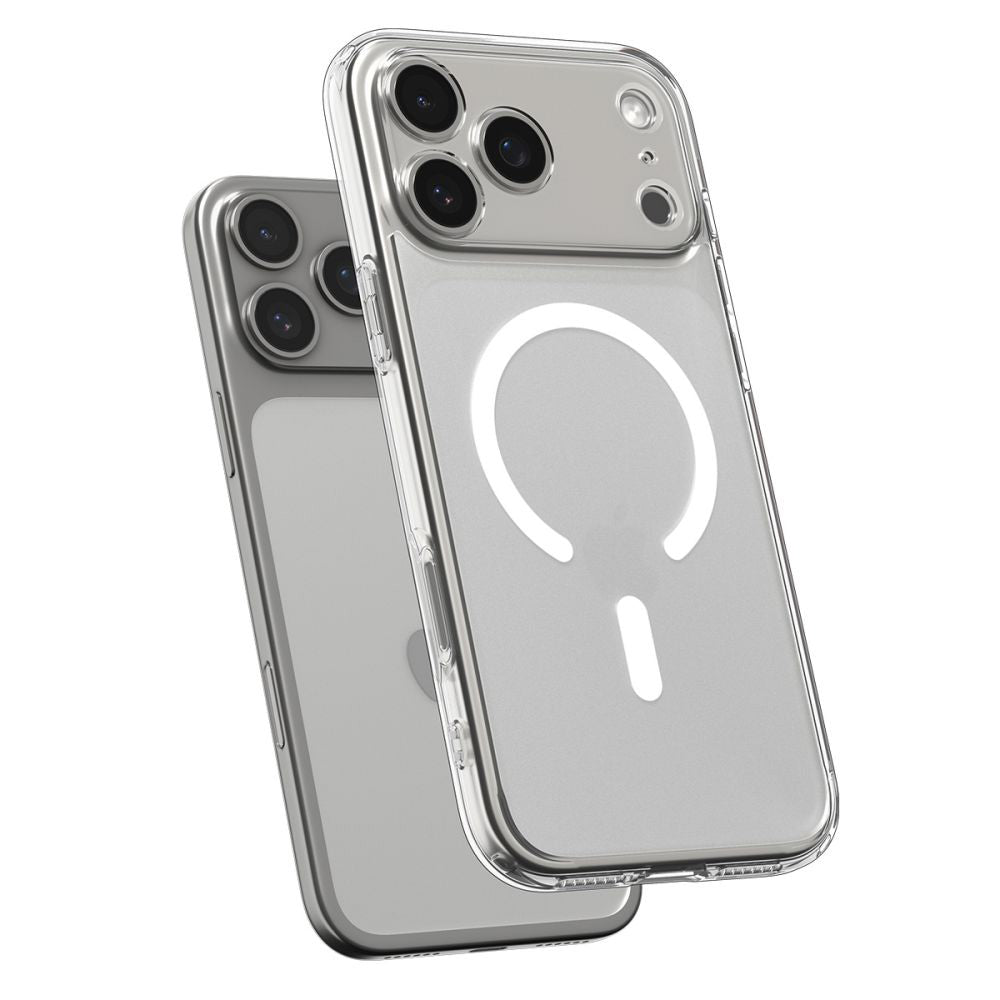 Husa de protectie Spigen Ultra Hybrid MagSafe (ACS10350) compatibil cu iPhone 17 Pro, Frost White