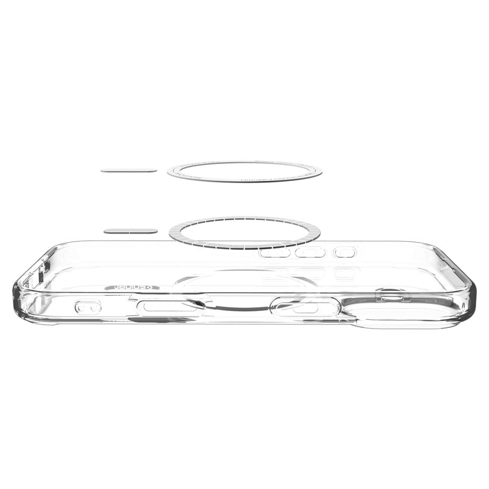 Husa de protectie Spigen Ultra Hybrid MagSafe (ACS10384) compatibil cu iPhone 17, Frost White