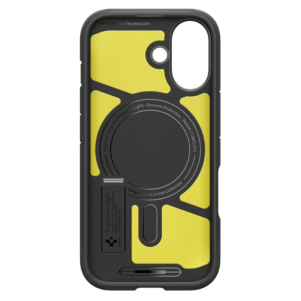 Husa de protectie Spigen Tough Armor "T" MagSafe (ACS10392) compatibil cu iPhone 17, Gunmetal
