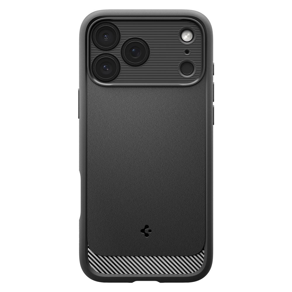 Husa de protectie Spigen Rugged Armor MagSafe (ACS10263) compatibil cu iPhone 17 Pro Max, Negru Mat