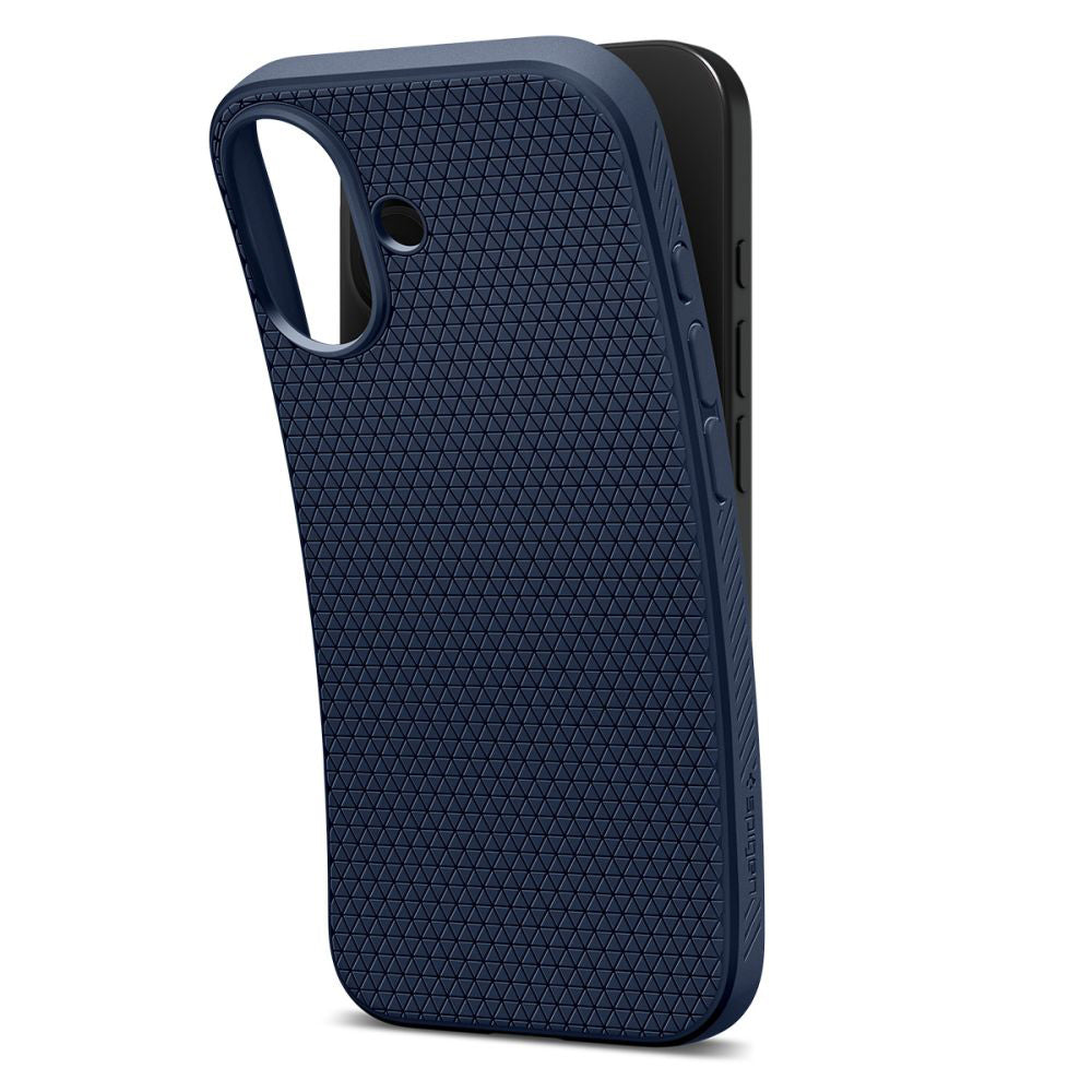 Husa de protectie Spigen Liquid Air (ACS10370) compatibil cu iPhone 17, Bleumarin