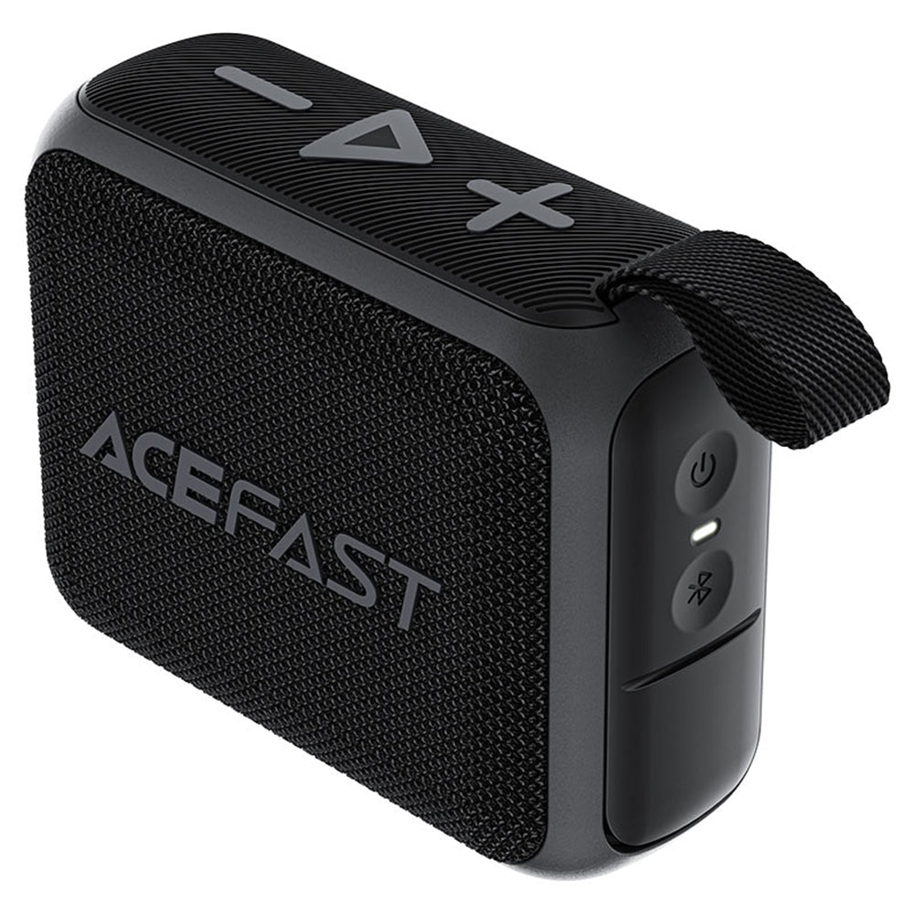 Casti Acefast Wireless Speaker Go (K4), Bluetooth 5.4, Portable, 5W Full-range Speaker, Waterproof IPX7, Type-C, 900mAh, Negru
