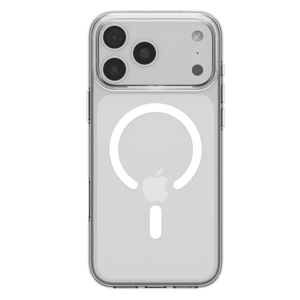 Husa de protectie Spigen Liquid Crystal MagSafe (ACS10394) compatibil cu iPhone 17 Pro Max, Transparent / White