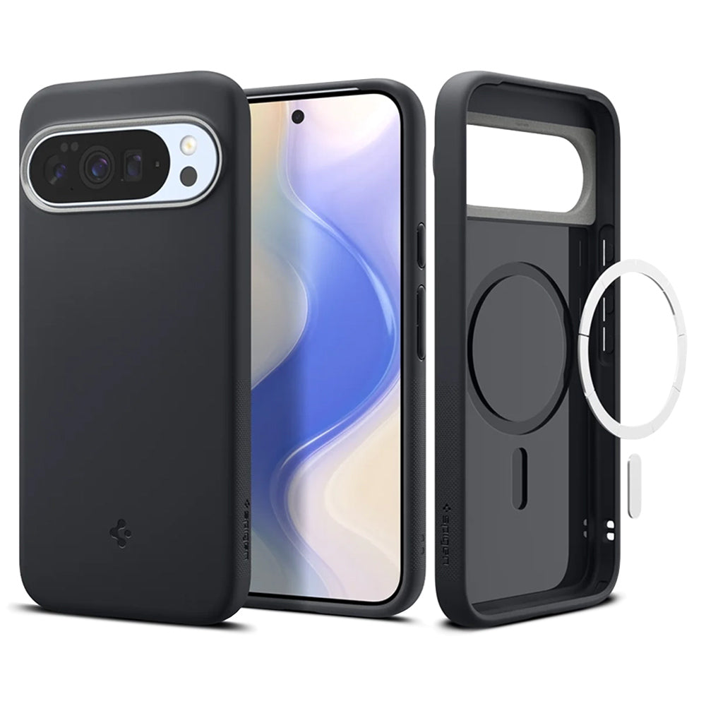 Husa de protectie Spigen Caseology Nano Pop MagSafe (ACS09736) compatibil cu Google Pixel 10 Pro XL, Negru Sesame