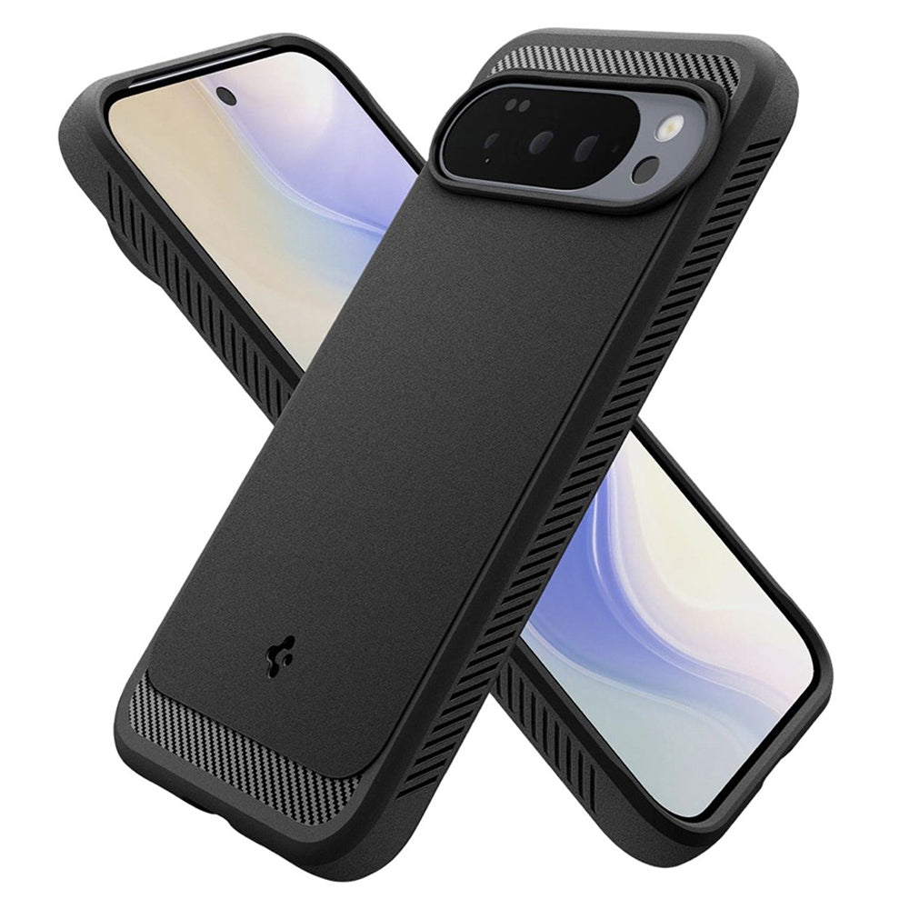 Husa de protectie Spigen Rugged Armor MagSafe (ACS09721) compatibil cu Google Pixel 10 Pro XL, Negru Mat