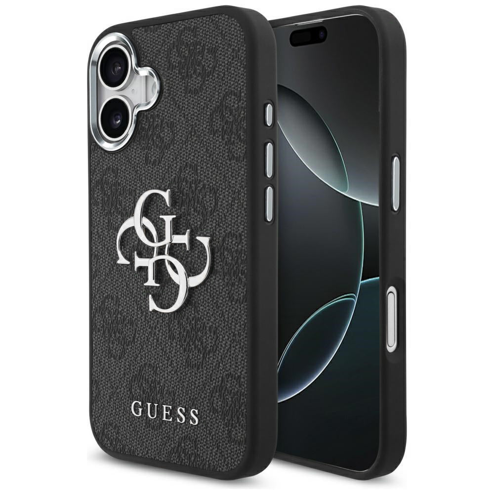 Husa de protectie Guess Hardcase Big 4G Logo Classic Logo (GUHCP17SP4G4SMCK) compatibil cu iPhone 17, Negru
