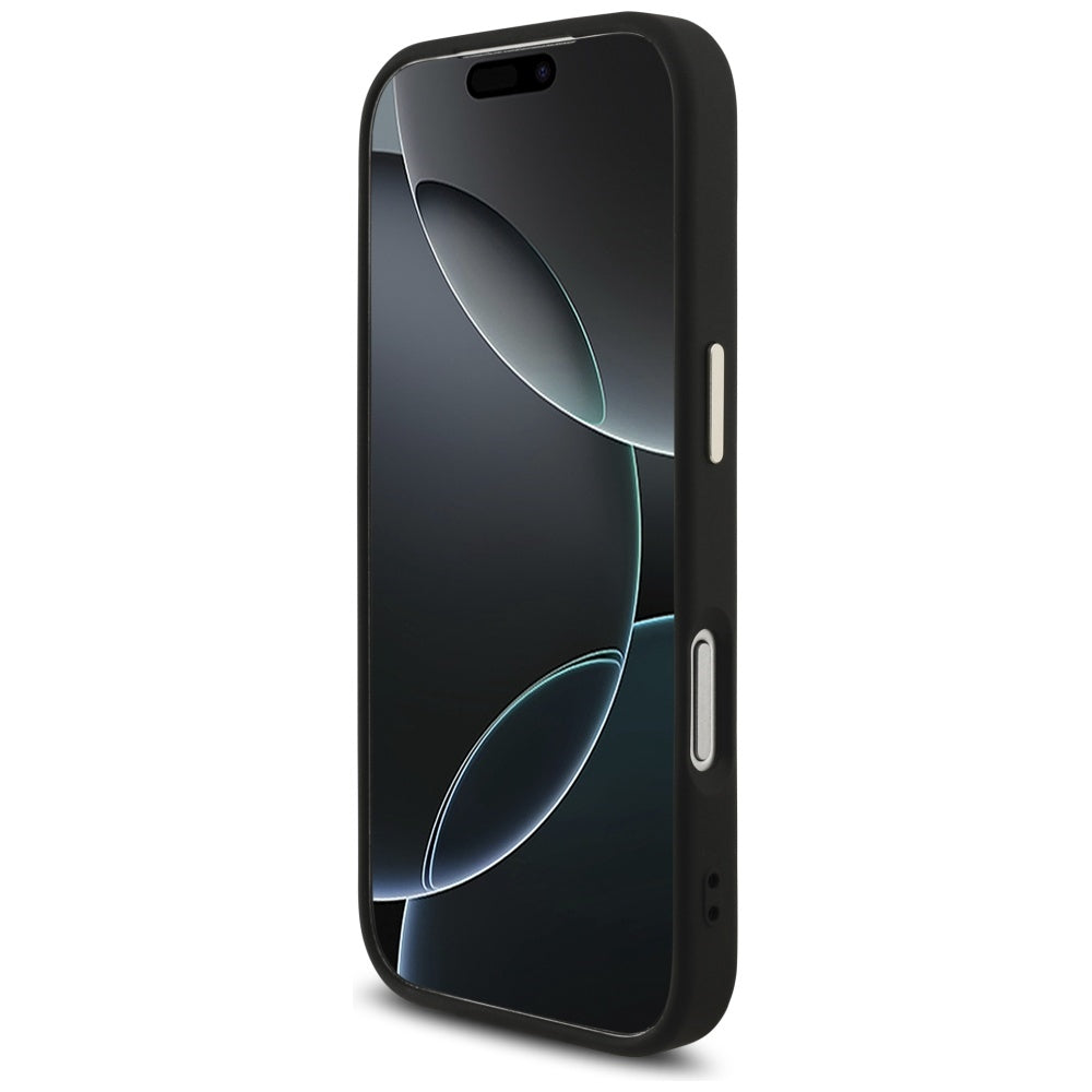 Husa de protectie Guess Hardcase Big 4G Logo Classic compatibil cu iPhone 17 Pro, Negru