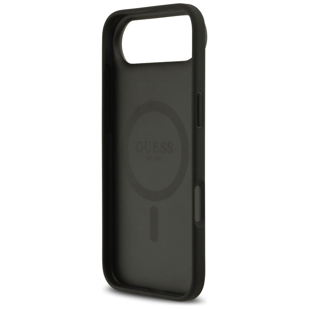 Husa de protectie Guess 4G Circle Classic Logo MagSafe (GUHMP17MP4PGRSGK) compatibil cu iPhone 17 Air, Negru
