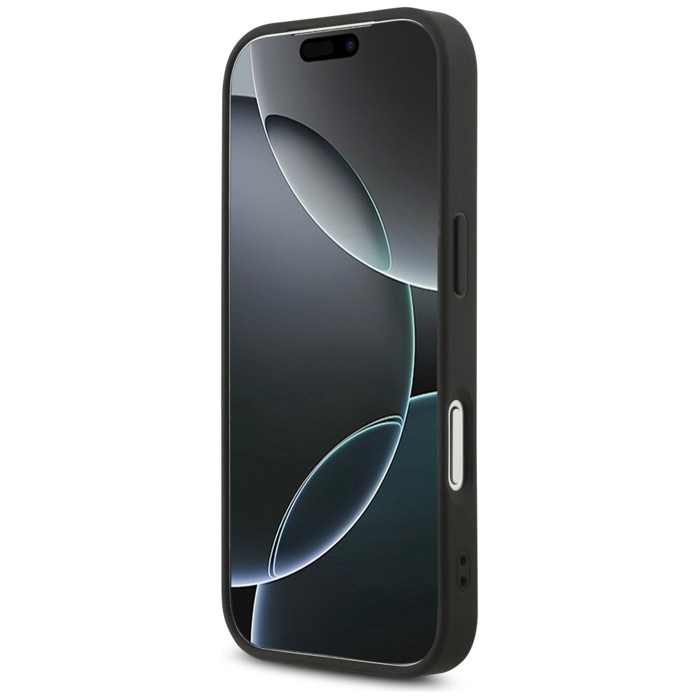 Husa de protectie Guess Fixed Glitter Big 4G (GUHCP17LHG4SGK) compatibil cu iPhone 17 Pro, Negru