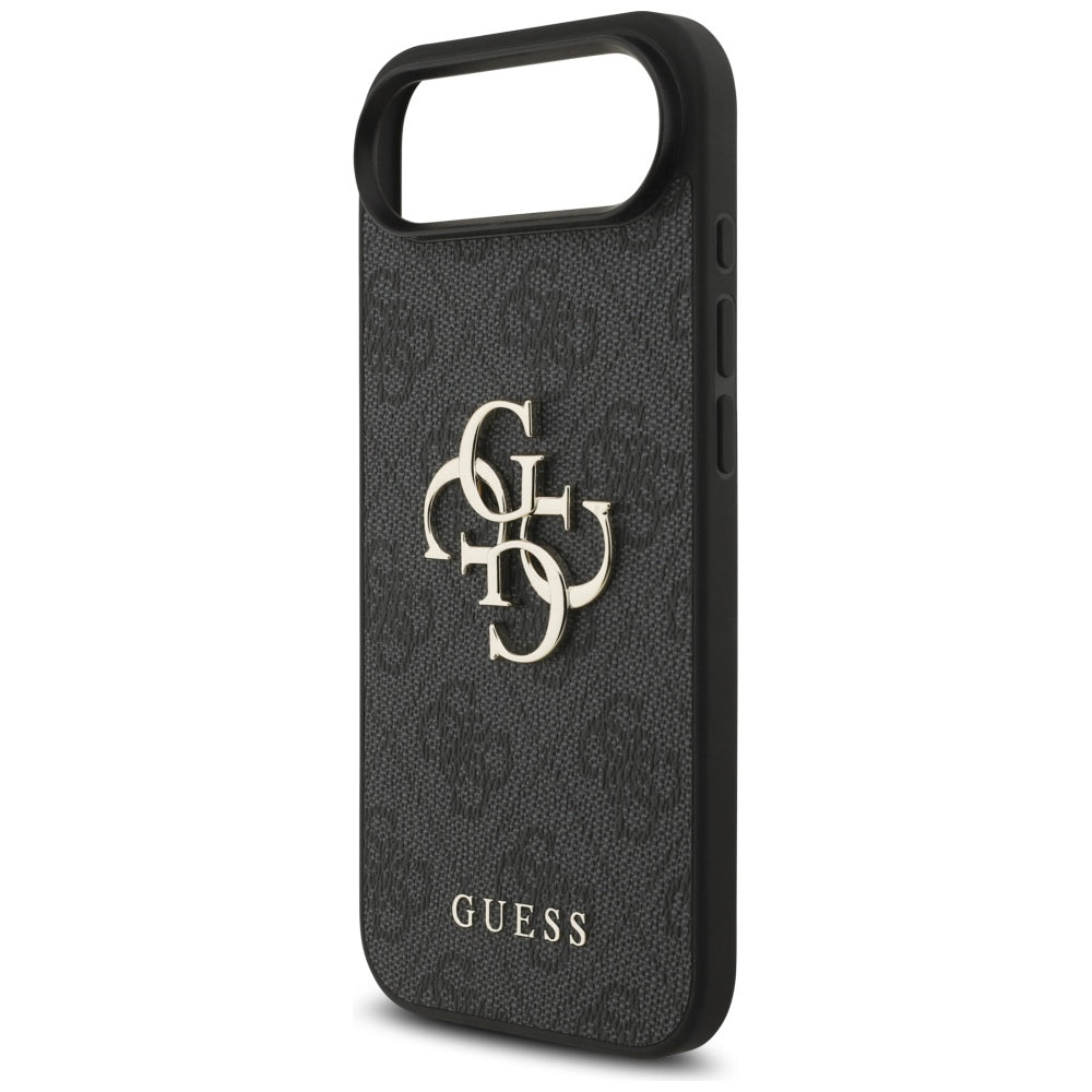 Husa de protectie Guess Hardcase 4G Classic Logo with Strap (GUHCP17MP4GMGSK) compatibil cu iPhone 17 Air, Negru