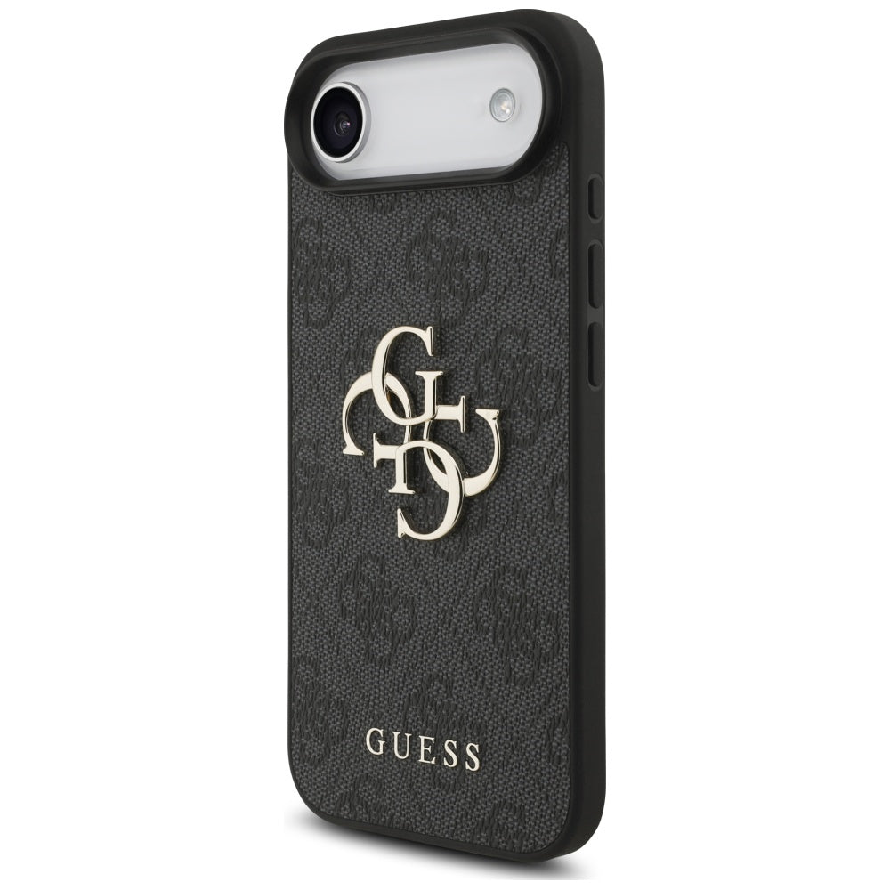 Husa de protectie Guess Hardcase 4G Classic Logo with Strap (GUHCP17MP4GMGSK) compatibil cu iPhone 17 Air, Negru