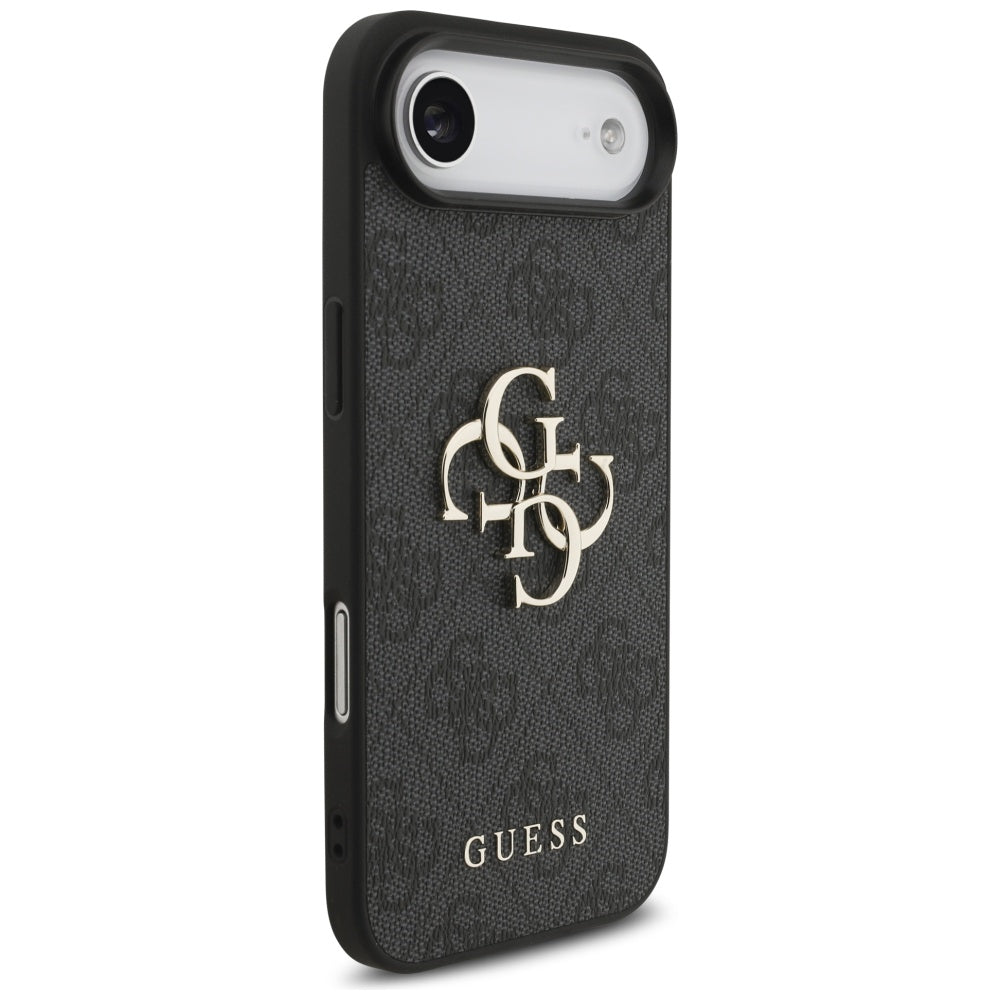 Husa de protectie Guess Hardcase 4G Classic Logo with Strap (GUHCP17MP4GMGSK) compatibil cu iPhone 17 Air, Negru