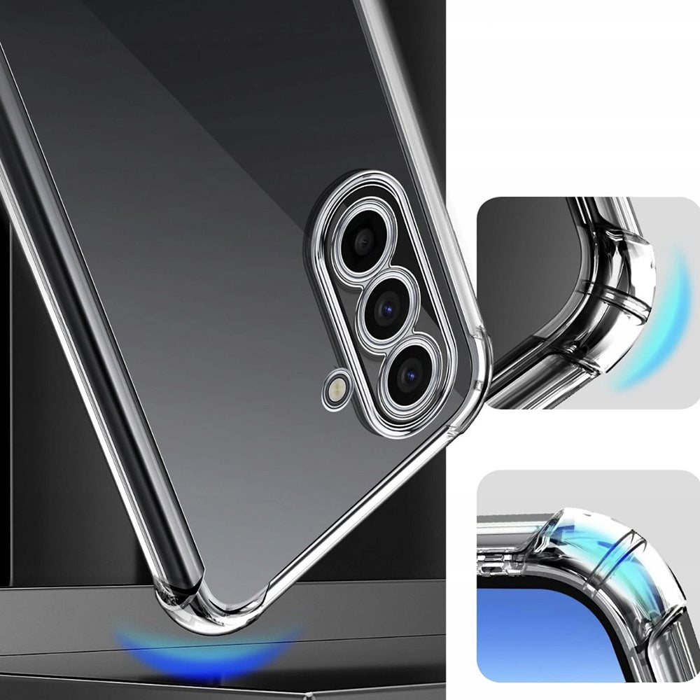Husa de protectie Techsuit Shockproof Clear Silicone MagSafe compatibil cu Samsung Galaxy A17 5G / A17 4G, Transparent