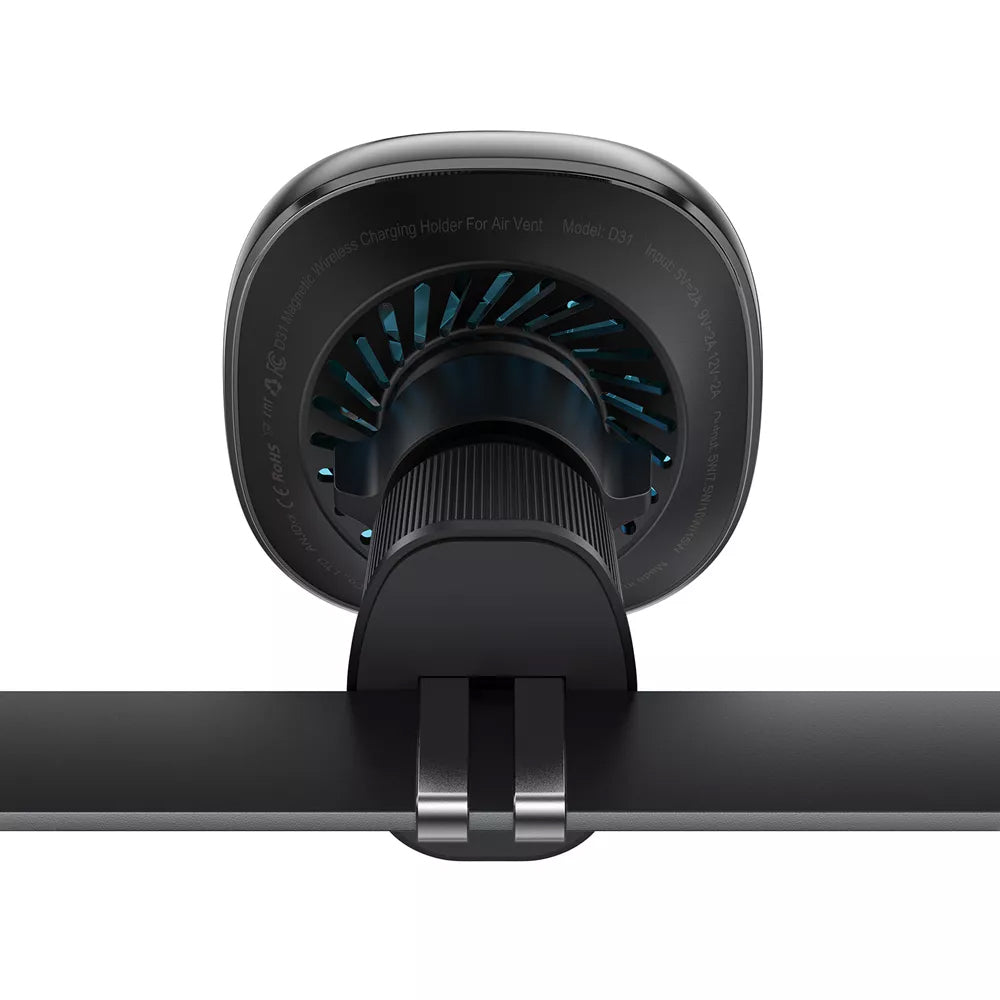 Suport Acefast with Wireless Charging (D31), for iPhone, MagSafe, 360° Adjustable, for Air Vent, 12V/2A, 15W, Negru