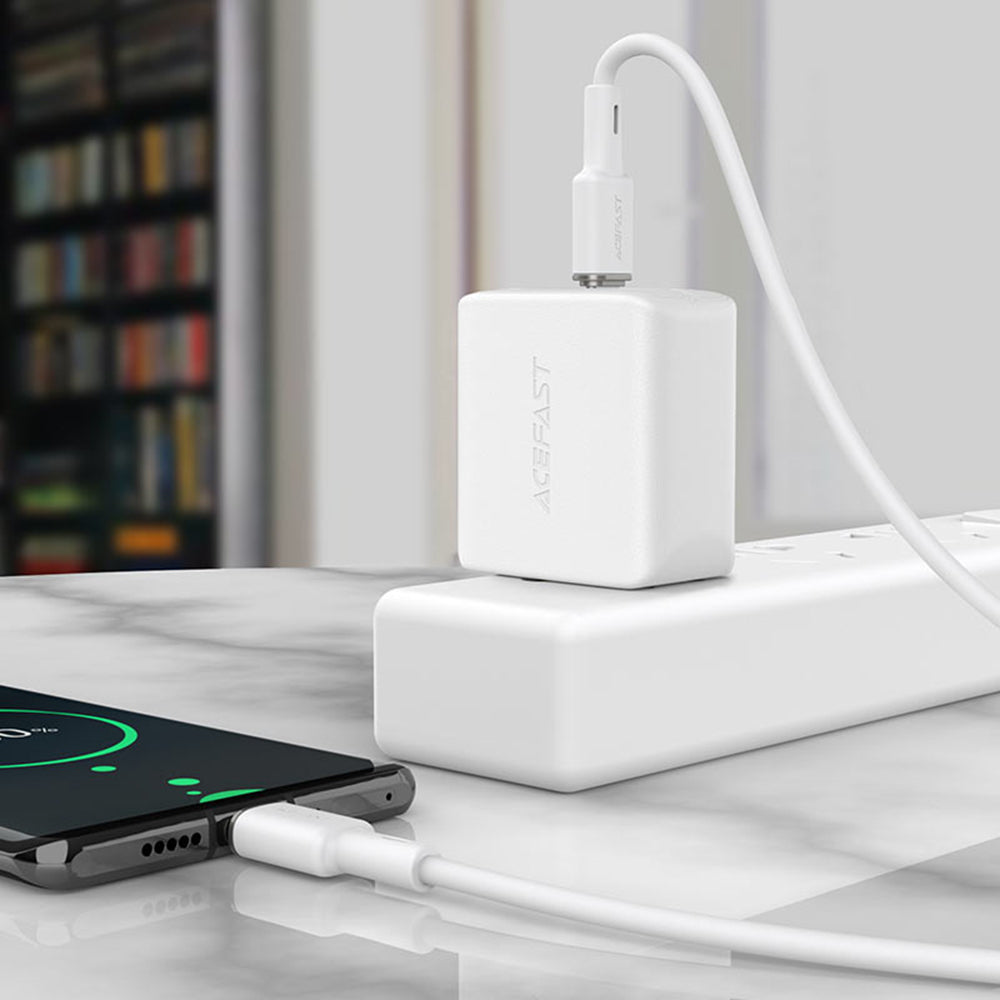 Cablu Acefast (C2-03), Type-C to Type-C, 60W, 3A, Fast Charging, 1.2m, Negru