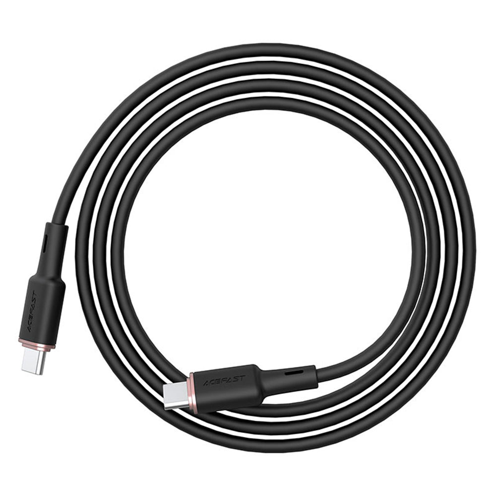 Cablu Acefast (C2-03), Type-C to Type-C, 60W, 3A, Fast Charging, 1.2m, Negru