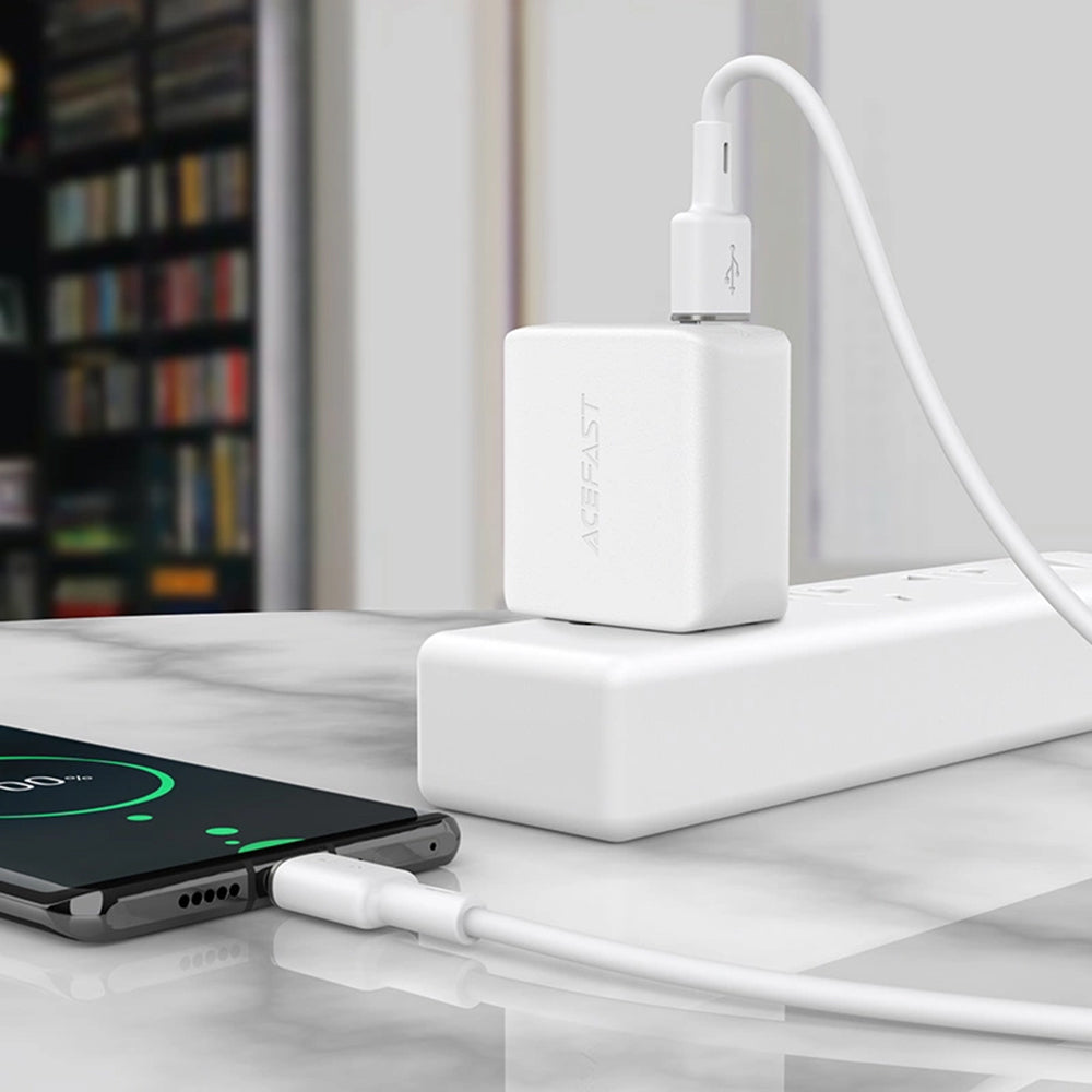 Cablu Acefast (C2-04), USB to Type-C, Fast Charging, 3A, 1.2m, Negru