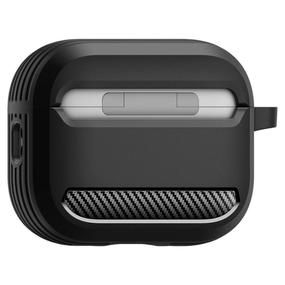 Casti Spigen Rugged Armor (ACS09822), Apple AirPods Pro 3, Negru Mat