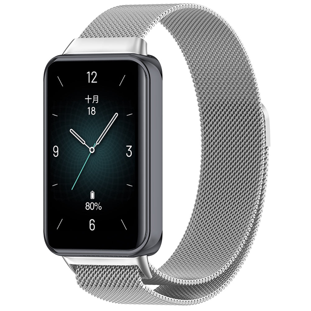 Curea smartwatch Techsuit Watchband (W009) compatibil cu Honor Band 9, Argintiu