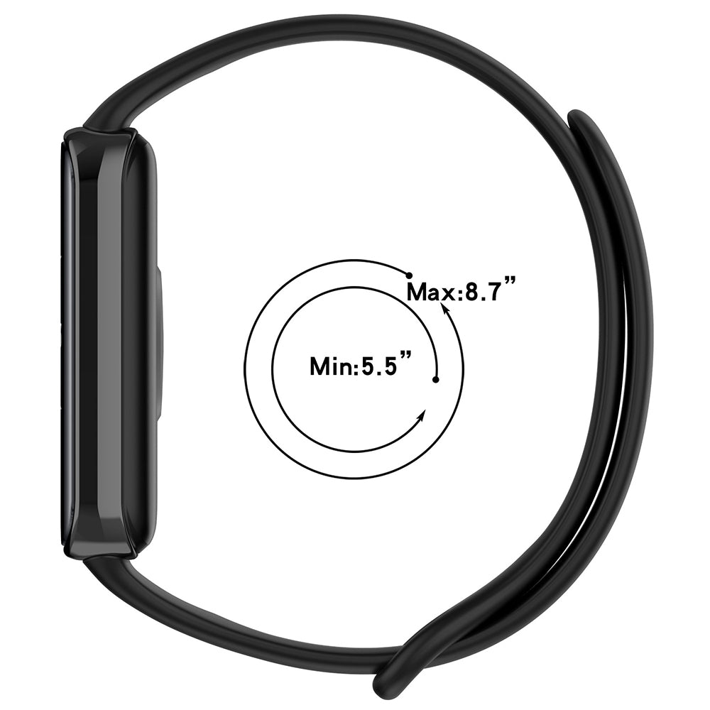Curea smartwatch Techsuit Watchband (W014) compatibil cu Honor Band 9, Cold Ocean