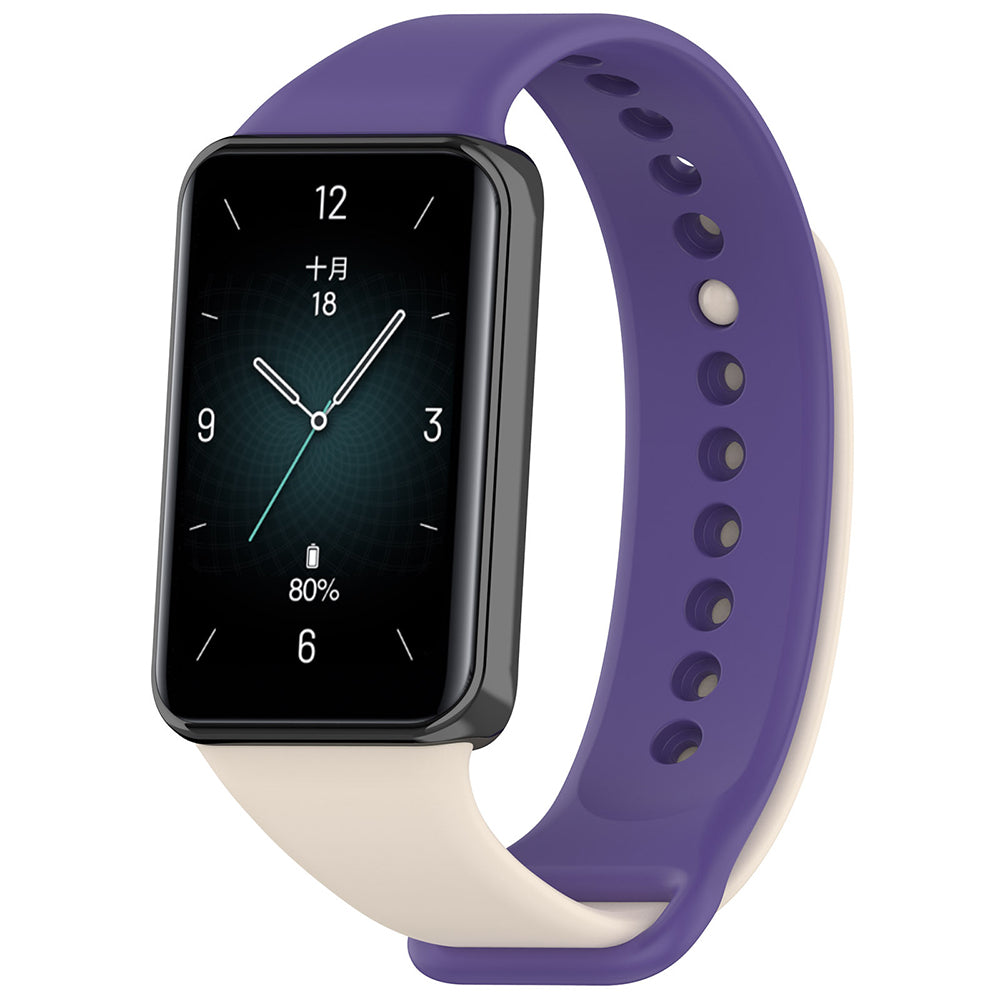 Curea smartwatch Techsuit Watchband (W014) compatibil cu Honor Band 9, Lila Deschis Pearl