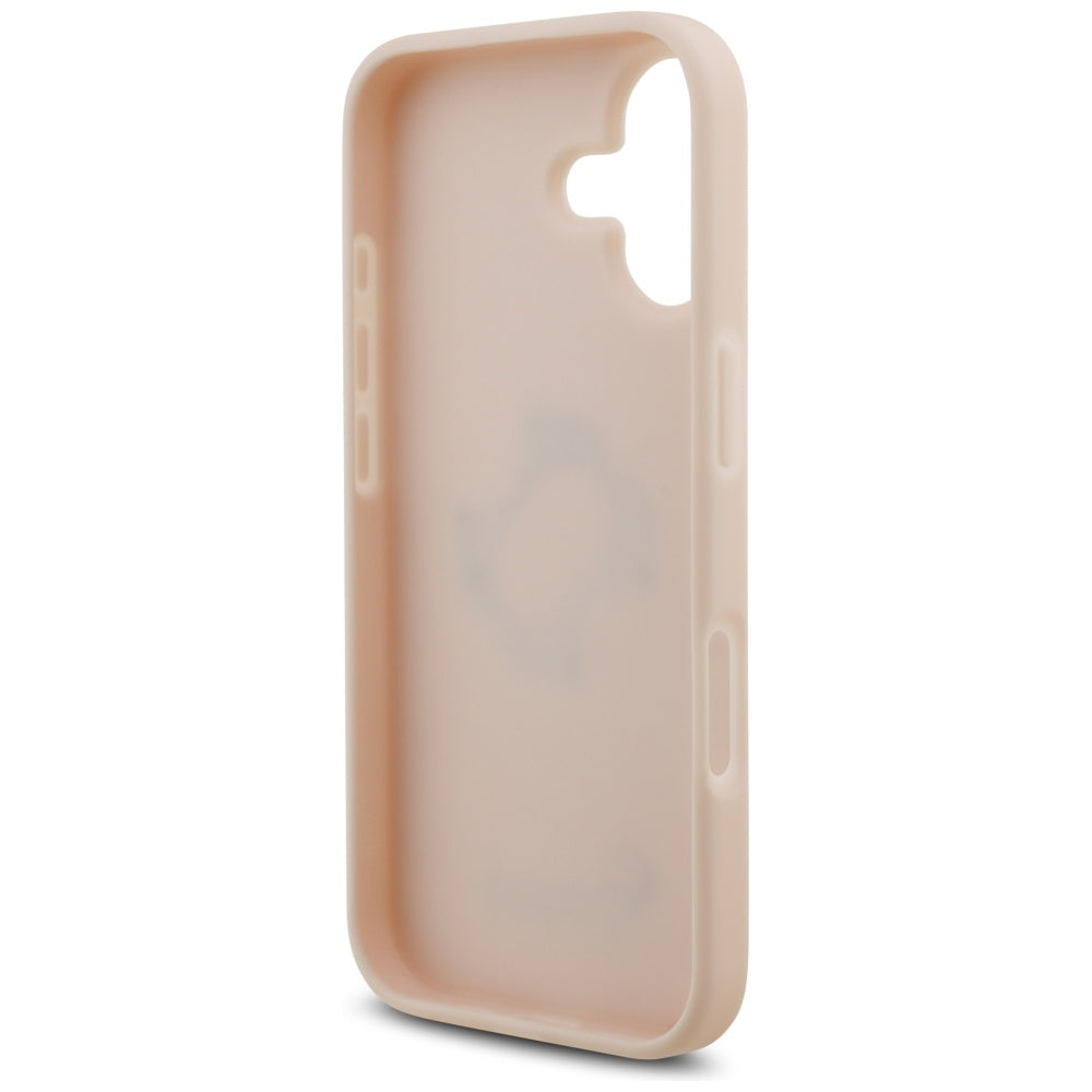 Husa de protectie Guess Hardcase 4G Grained Big and Classic Logo (GUHCP17SPGT4MBP) compatibil cu iPhone 17, Roz