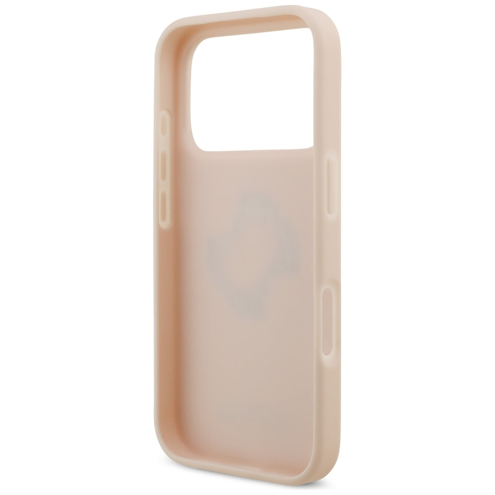 Husa de protectie Guess Hardcase 4G Grained Big and Classic Logo (GUHCP17LPGT4MBP) compatibil cu iPhone 17 Pro, Roz