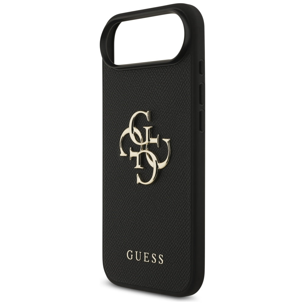 Husa de protectie Guess Hardcase 4G Grained Big and Classic Logo (GUHCP17MPGT4MBK) compatibil cu iPhone 17 Air, Negru