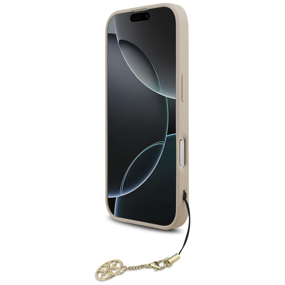 Husa de protectie Guess Hardcase 4G Charm Cradle MagSafe (GUHMP17SGF4GCP) compatibil cu iPhone 17, Roz