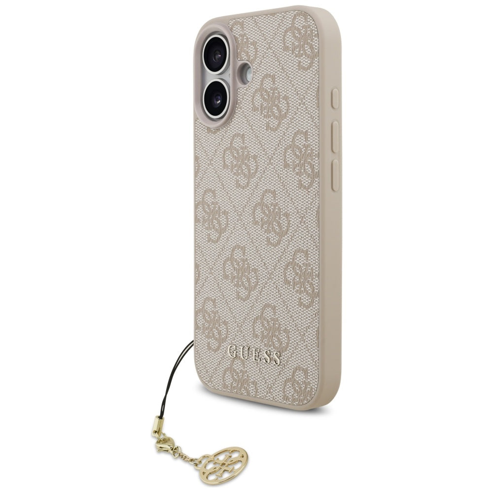 Husa de protectie Guess Hardcase 4G Charm Cradle MagSafe (GUHMP17SGF4GCP) compatibil cu iPhone 17, Roz