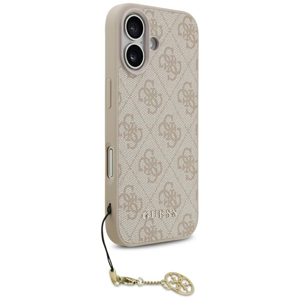 Husa de protectie Guess Hardcase 4G Charm Cradle MagSafe (GUHMP17SGF4GCP) compatibil cu iPhone 17, Roz