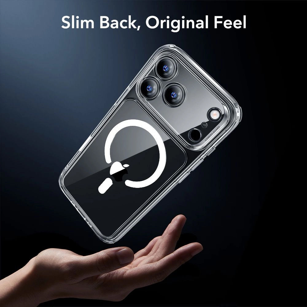 Folie de protectie ESR Classic Hybrid HaloLock compatibil cu iPhone 17 Pro Max, Transparent