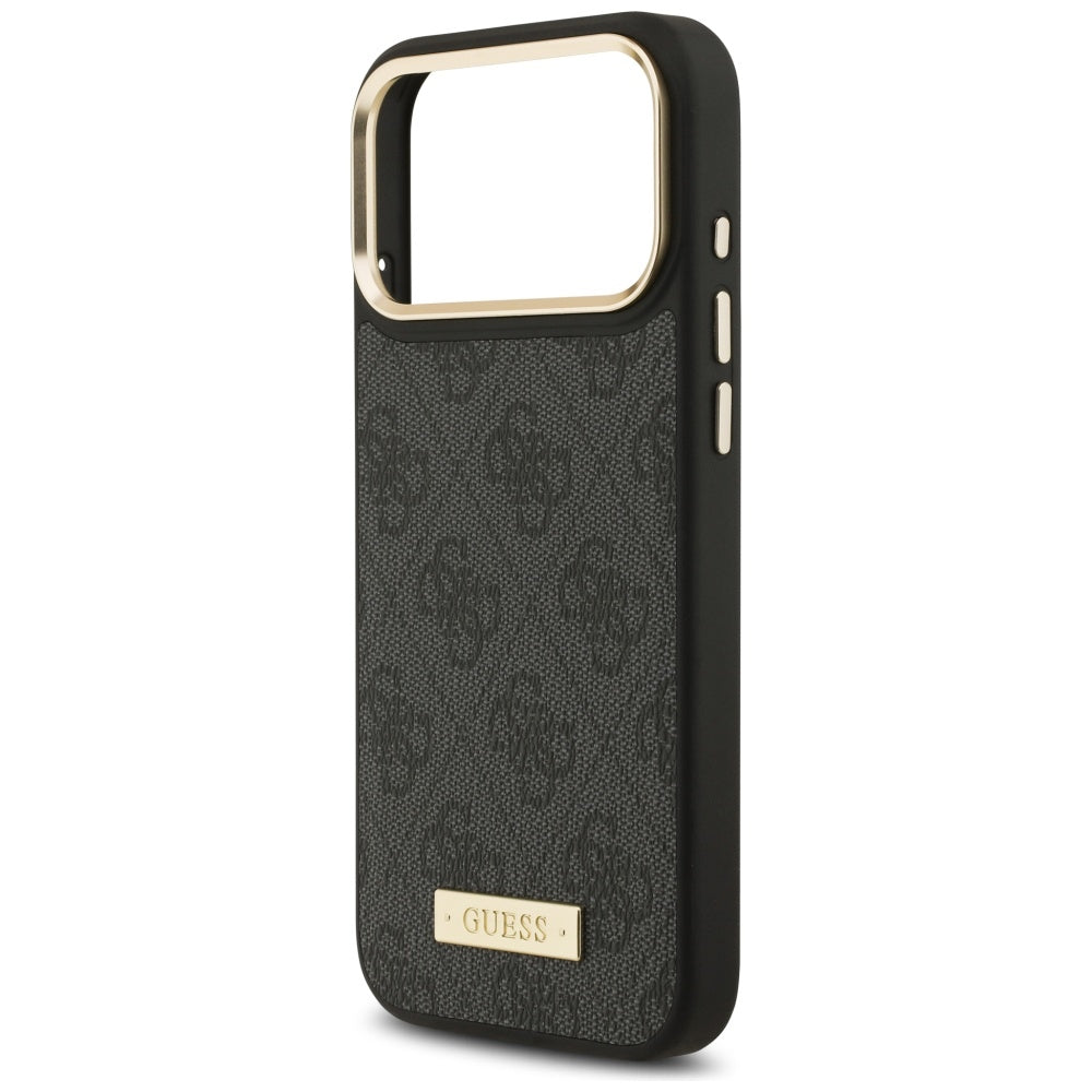 Husa de protectie Guess Hardcase 4G compatibil cu iPhone 17 Pro Max, Negru