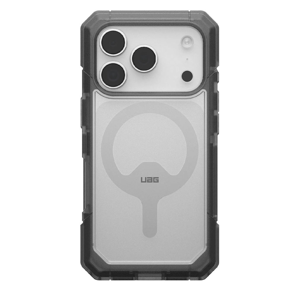 Husa de protectie UAG Trooper MagSafe compatibil cu iPhone 17 Pro, Transparent Ash
