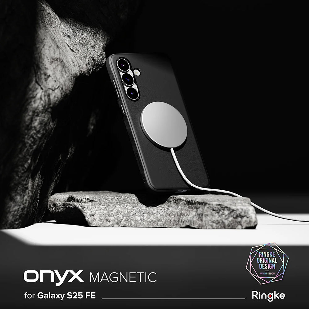 Husa de protectie Ringke Onyx MagSafe compatibil cu Samsung Galaxy S25 FE, Negru