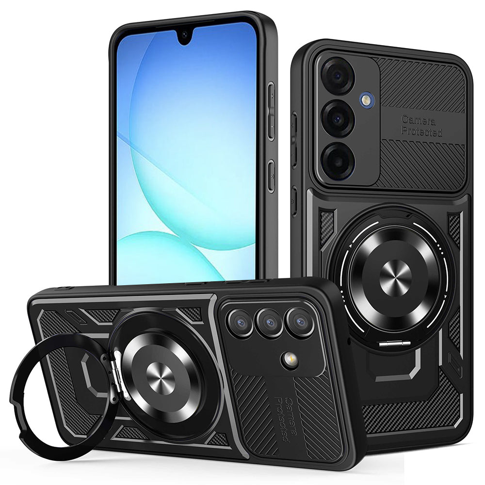 Husa de protectie Techsuit RuggedCam compatibil cu Samsung Galaxy A17 5G / A17 4G / M17 / F17, Negru