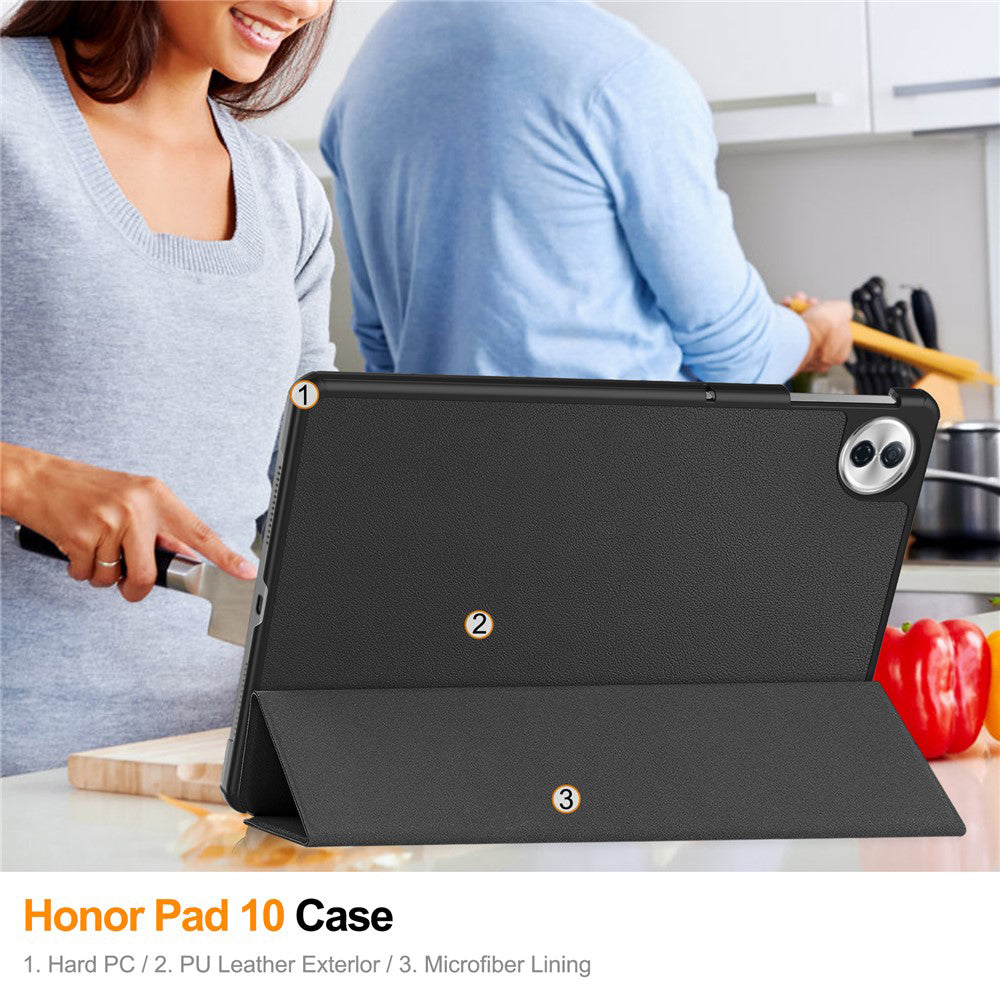 Husa de protectie tableta Techsuit FoldPro compatibil cu Honor Pad 10, Negru