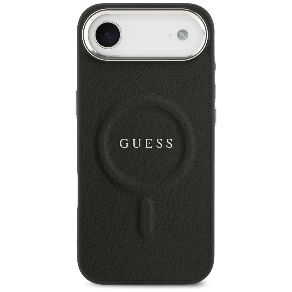 Husa de protectie Guess Hardcase Classic Logo MagSafe (GUHMP17MPSAREGSK) compatibil cu iPhone 17 Air, Negru