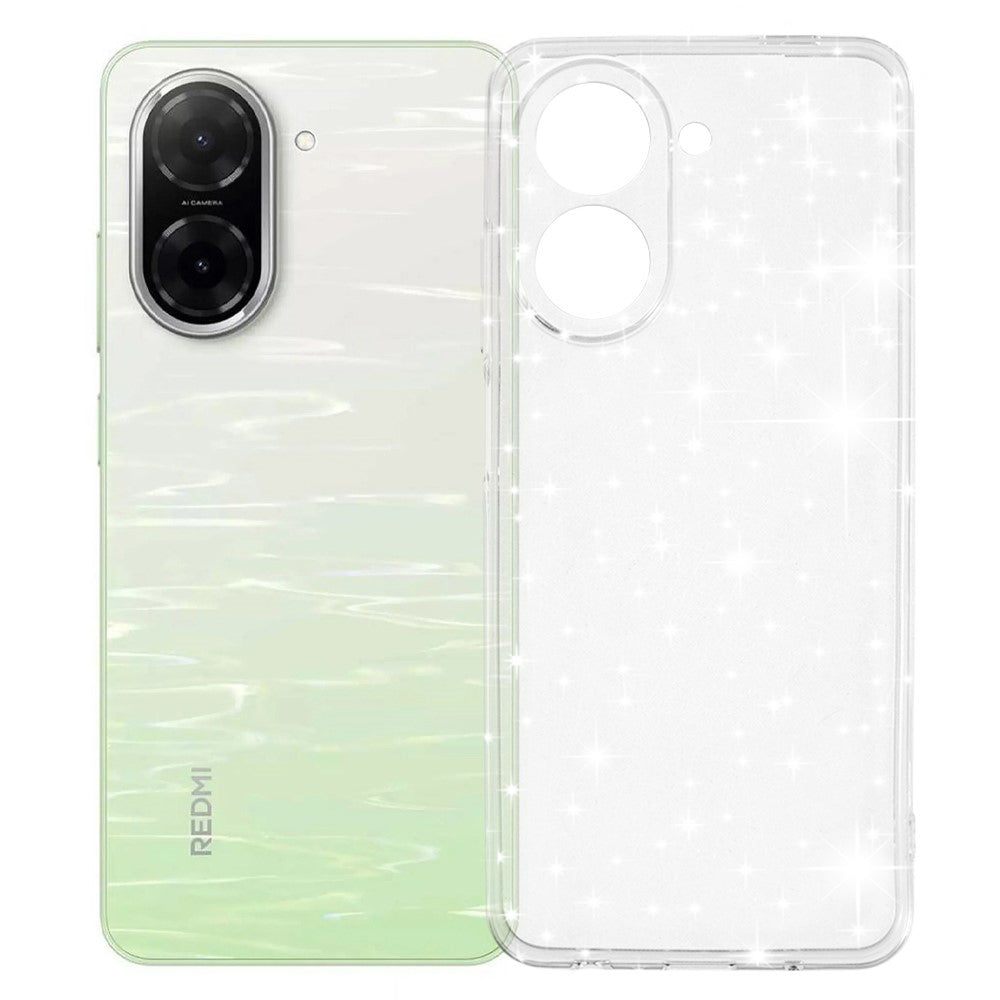 Husa de protectie Techsuit SparkleSkin Series compatibil cu Xiaomi Redmi A5 4G (Standard), Transparent