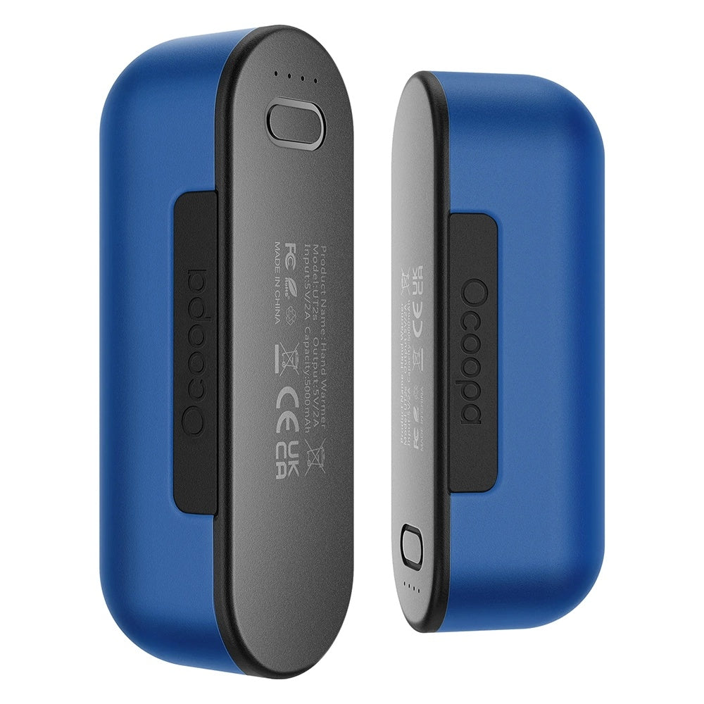 Ocoopa Hand Warmer UT2s (UT2S-BU), Type-C, with Power Bank, Electric, Magnetic Design, MagTwins, 2x 5000mAh, Albastru