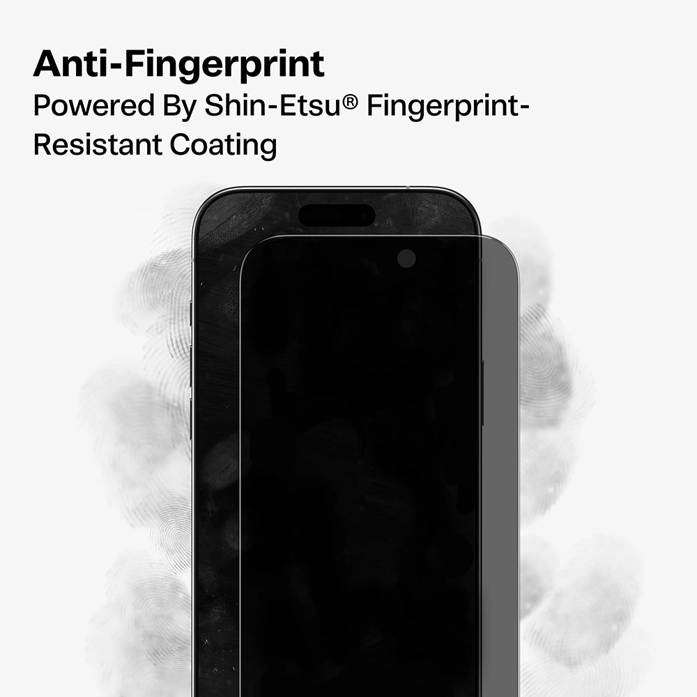 Folie de protectie Torras GlassGo Install Master Privacy compatibil cu iPhone 17, Negru