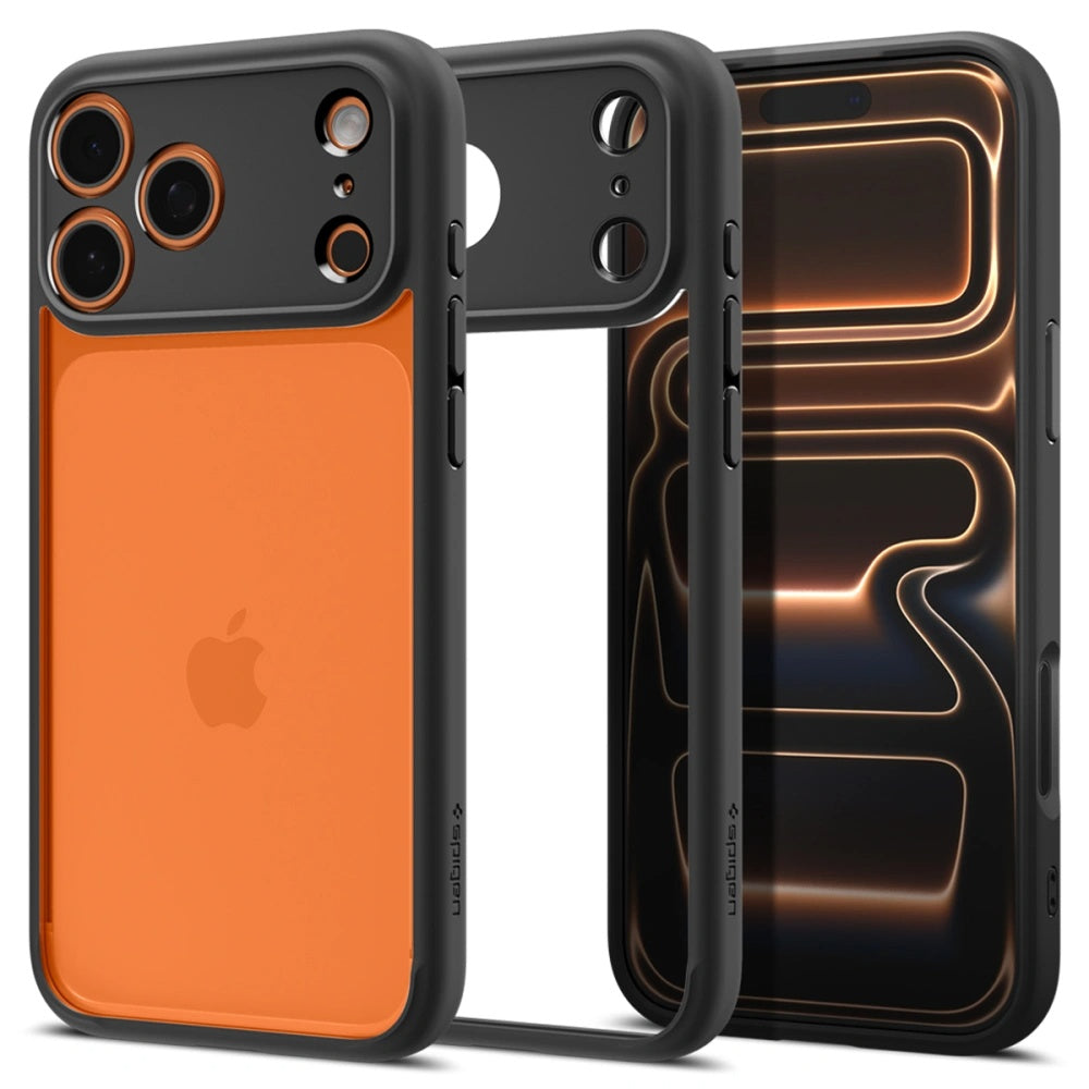 Husa de protectie Spigen Ultra Hybrid (ACS10279) compatibil cu iPhone 17 Pro Max, Negru Mat