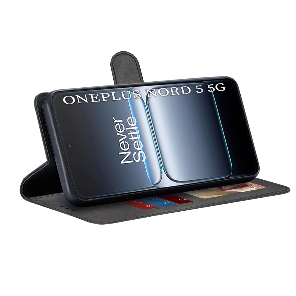 Husa de protectie Techsuit Diary Book compatibil cu OnePlus Nord 5, Negru
