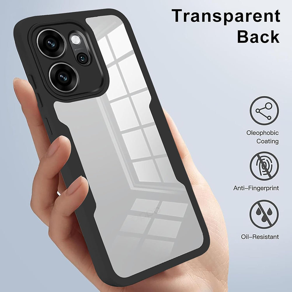 Folie de protectie Techsuit ColorVerse 360 Series + compatibil cu Oppo Reno14 F / Reno14 FS 5G, Albastru