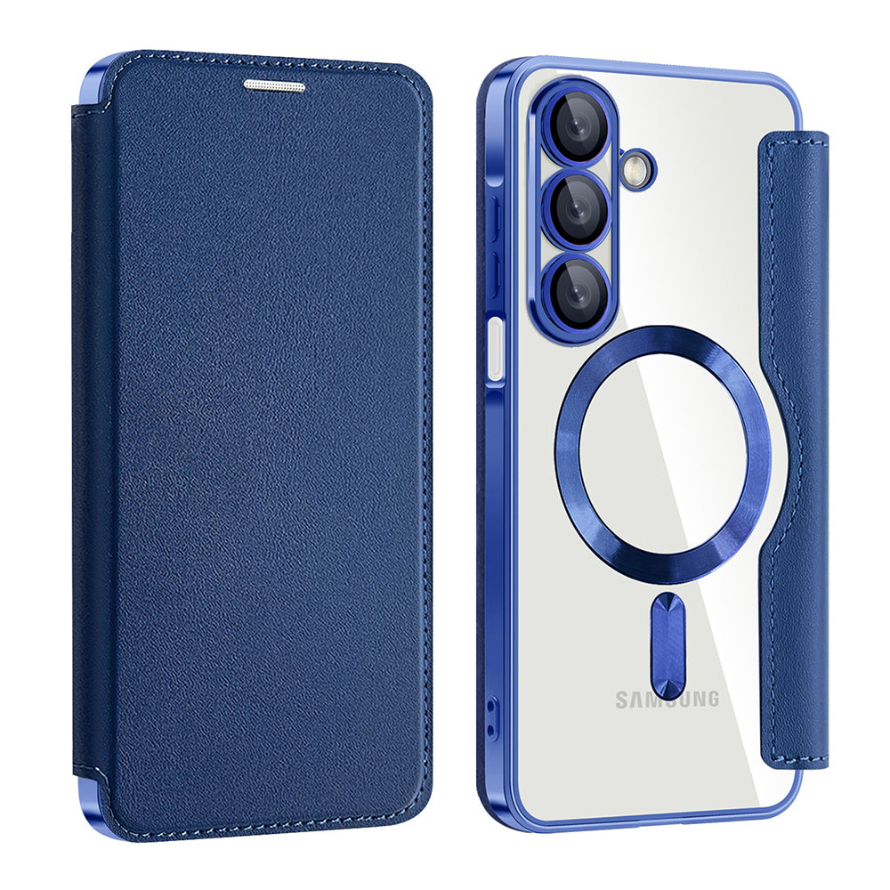 Husa de protectie Techsuit SmartMag Book compatibil cu Samsung Galaxy A17 5G / A17 4G / M17 / F17, Albastru